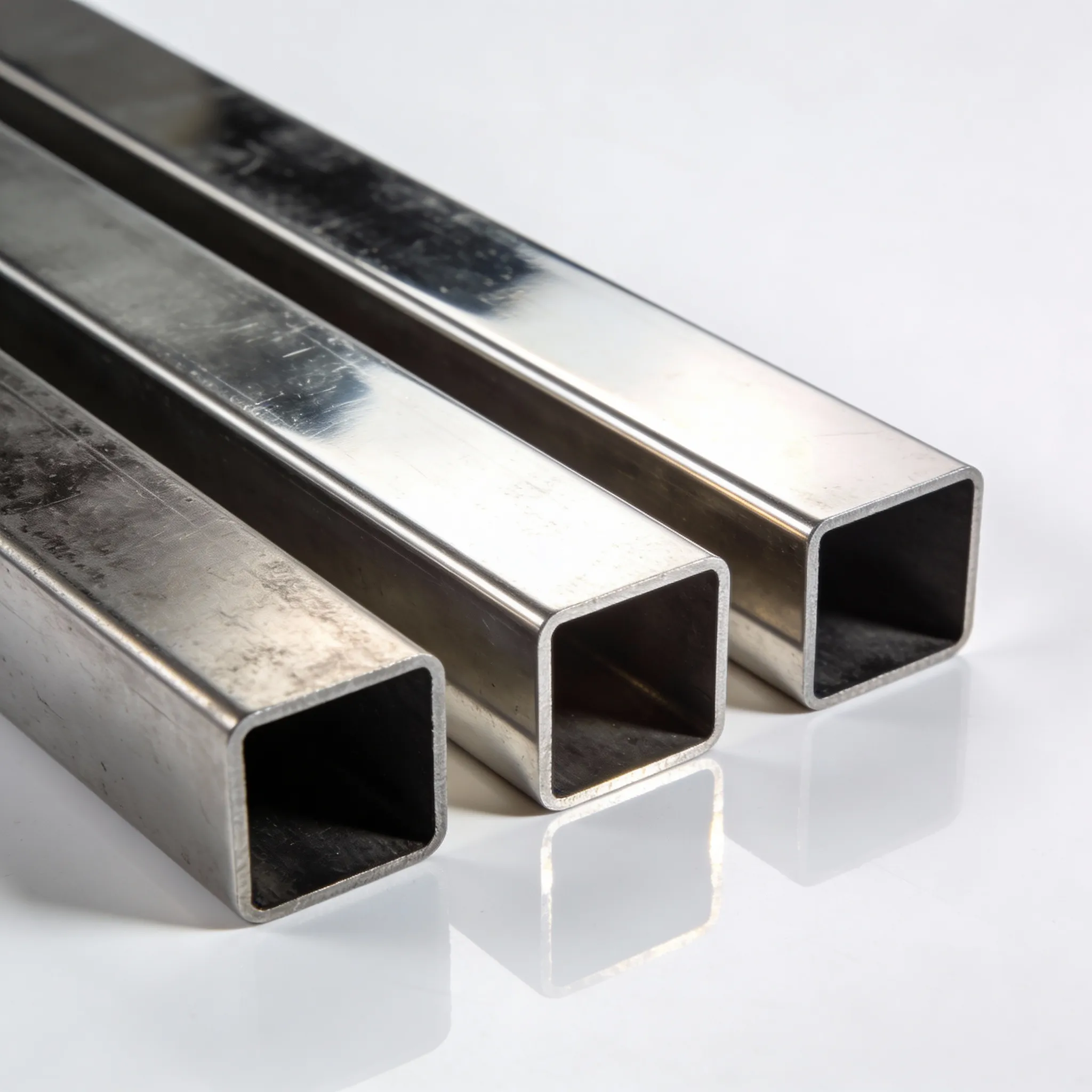 Трубы нержавеющие электросварные квадратные 40x3 шлиф EN 10219-2