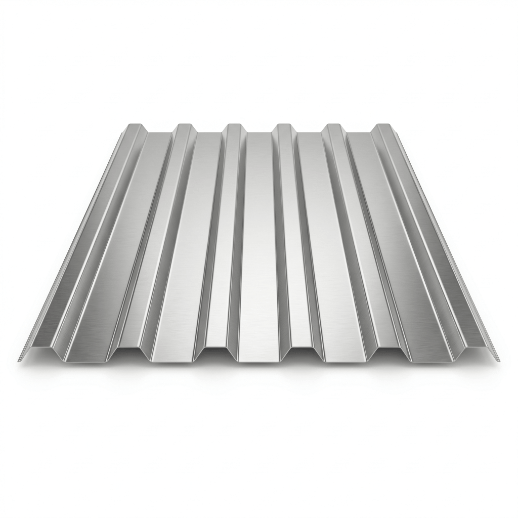 Профнастил нержавеющий Н57 1х1250 мм